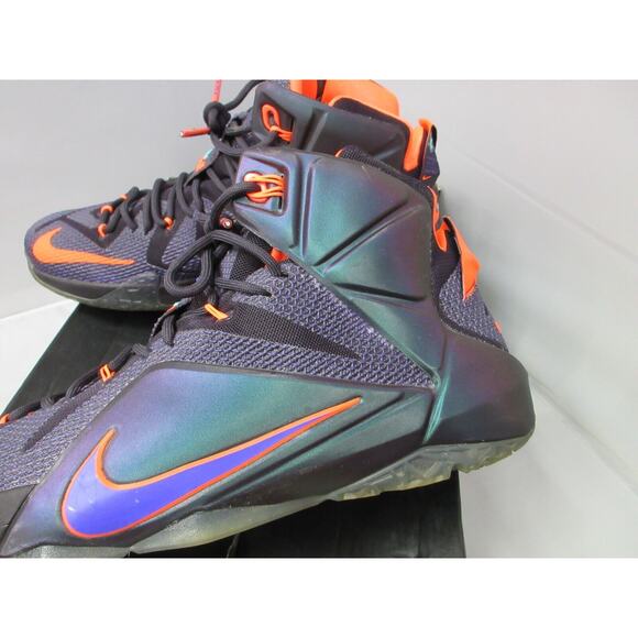 Nike LeBron 12 Men\'s Size 13 US 684593-583 Cave Purple Orange Athletic Shoes main image 16
